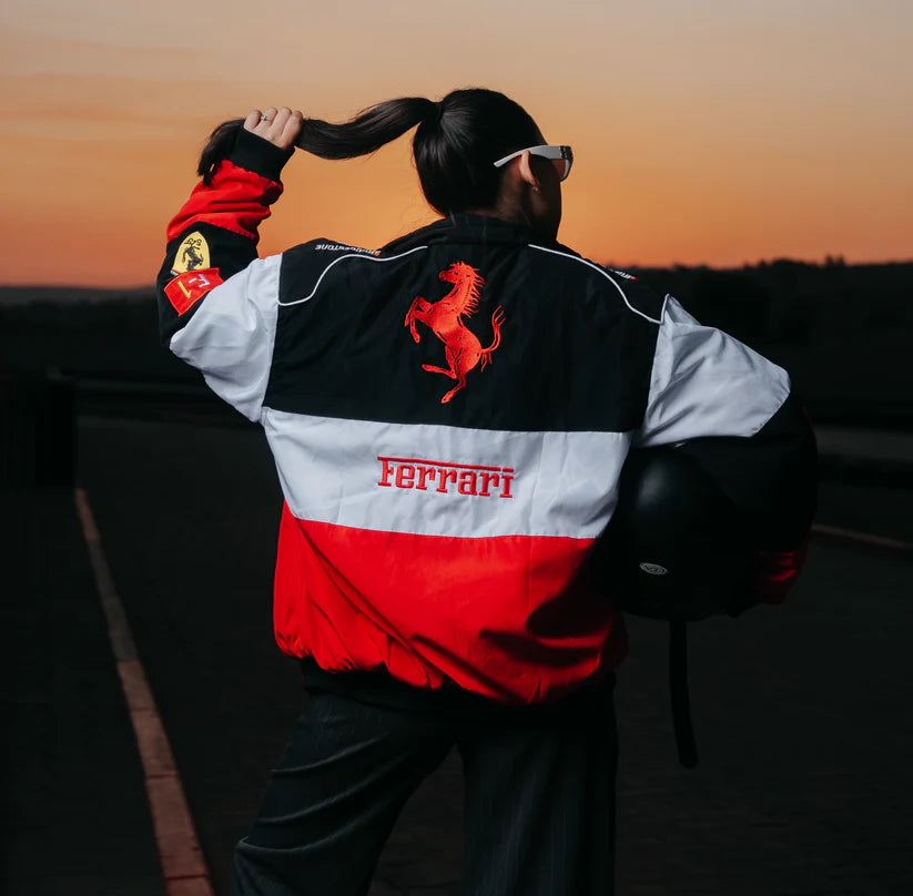 Tricolour Ferrari Jacket - F1/RACING Vintage