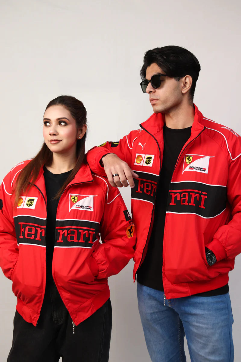 Red Ferrari Jacket - F1/RACING Vintage