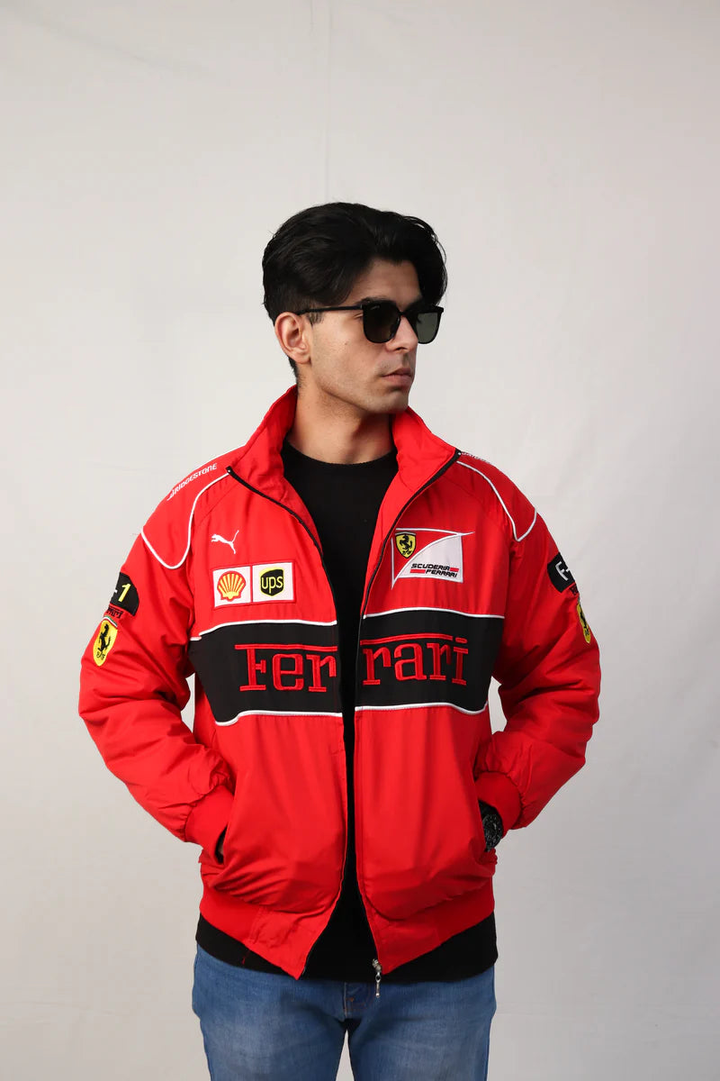 Red Ferrari Jacket - F1/RACING Vintage