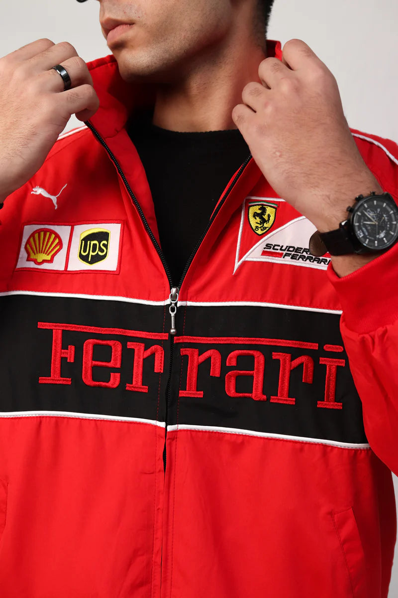 Red Ferrari Jacket - F1/RACING Vintage