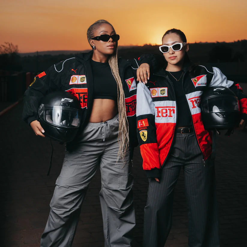 Black Ferrari Jacket - F1/RACING Vintage