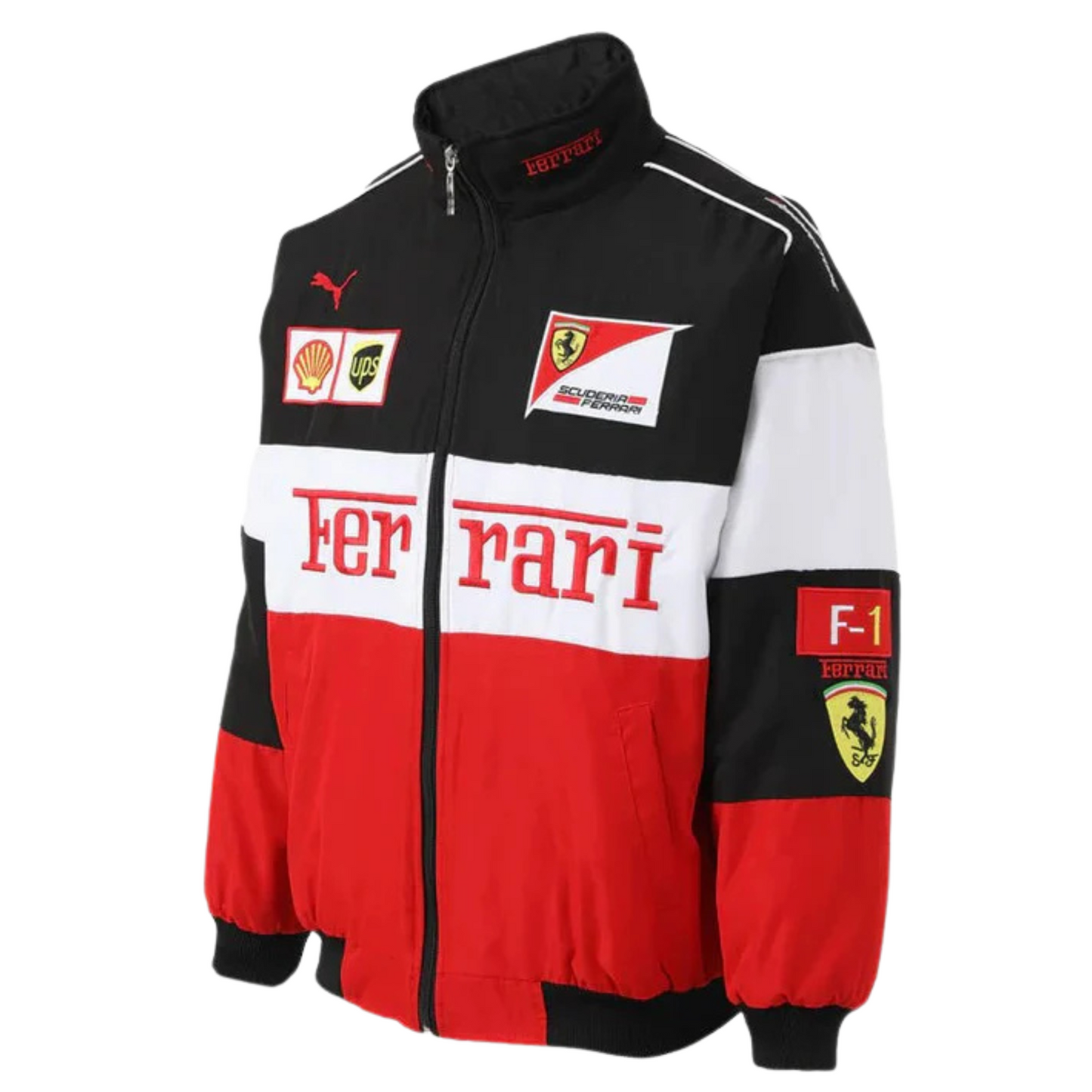 Tricolour Ferrari Jacket - F1/RACING Vintage