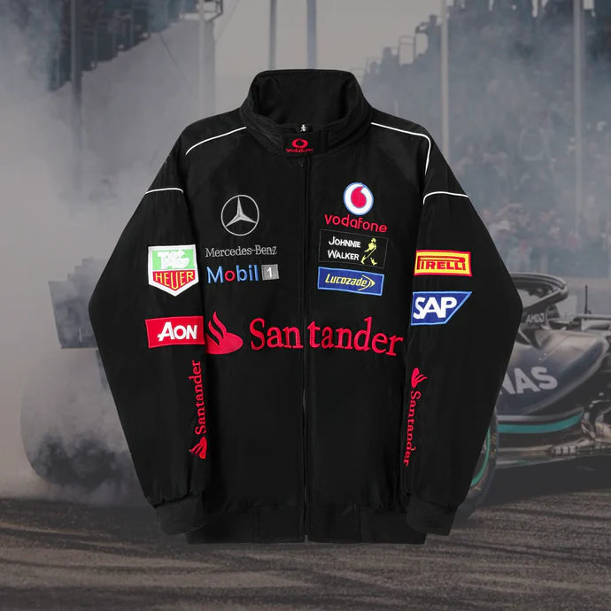 Black Mercedes Jacket - F1/RACING Vintage