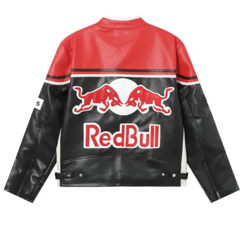 Red Bull Jacket Racing PU Leather