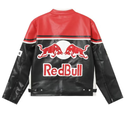 Red Bull Jacket Racing PU Leather