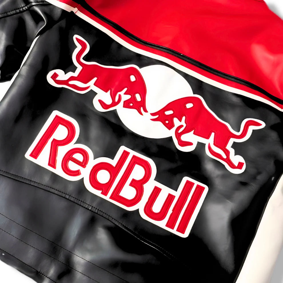 Red Bull Jacket Racing PU Leather