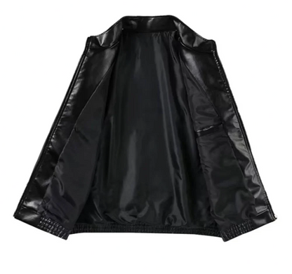 Black and Red SF Jacket F1/RACING PU Leather