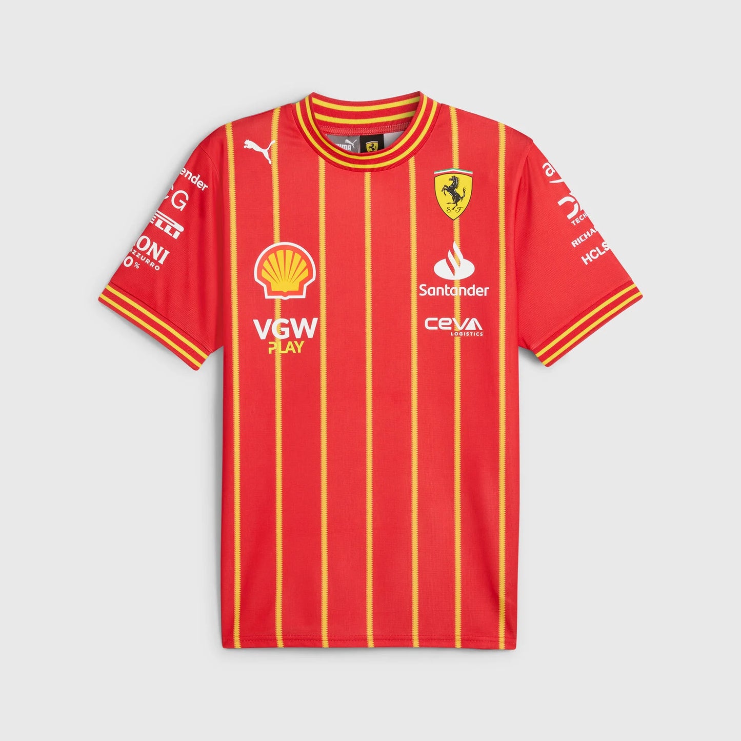 Camisola Ferrari 2024 Team Carlos Sainz Soccer