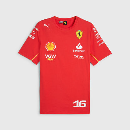 Camisola #16 CHARLES LECLERC Ferrari 2024