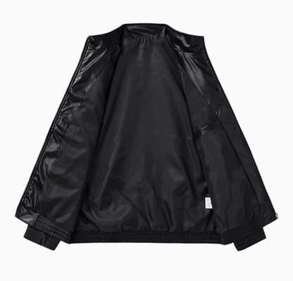 Black White Edition SF Jacket RACING PU Leather