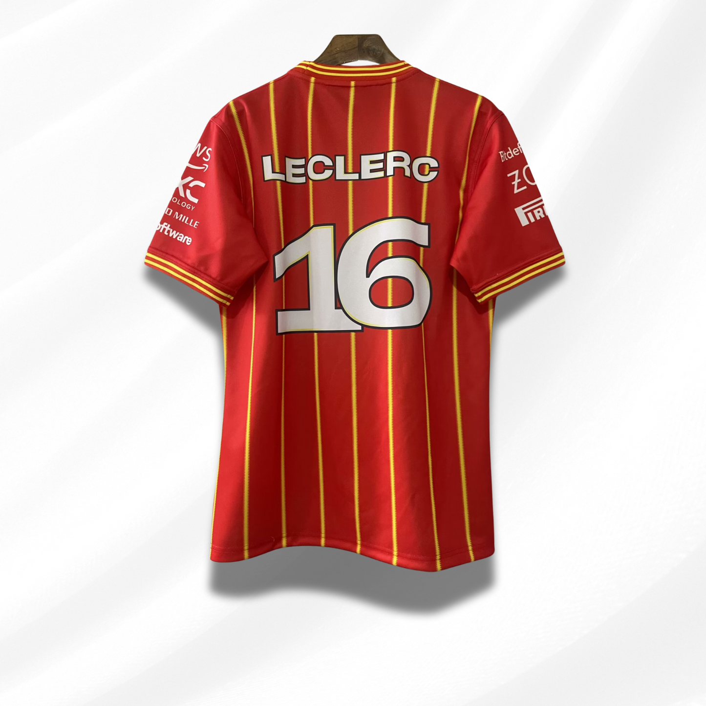 Camisola Ferrari 2024 Team Charles Leclerc Soccer