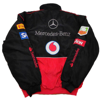Black and Red Mercedes Jacket - F1/RACING Vintage