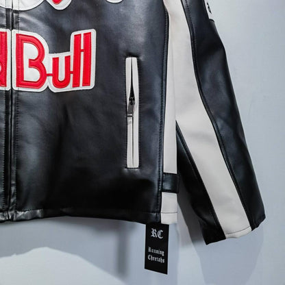 Red Bull Jacket Racing PU Leather